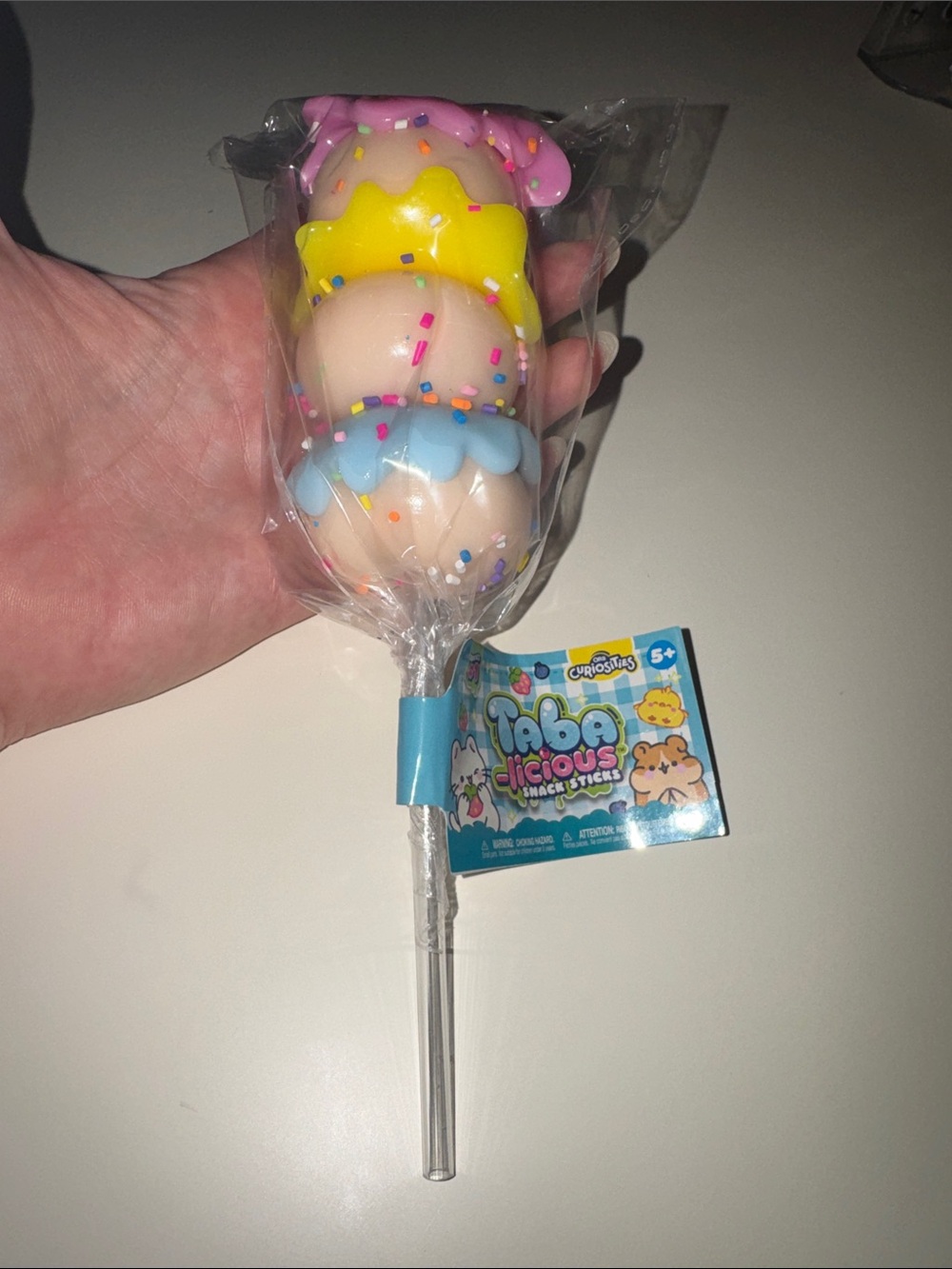 Tabalicious Pastel Squishy Snack Stick Toy